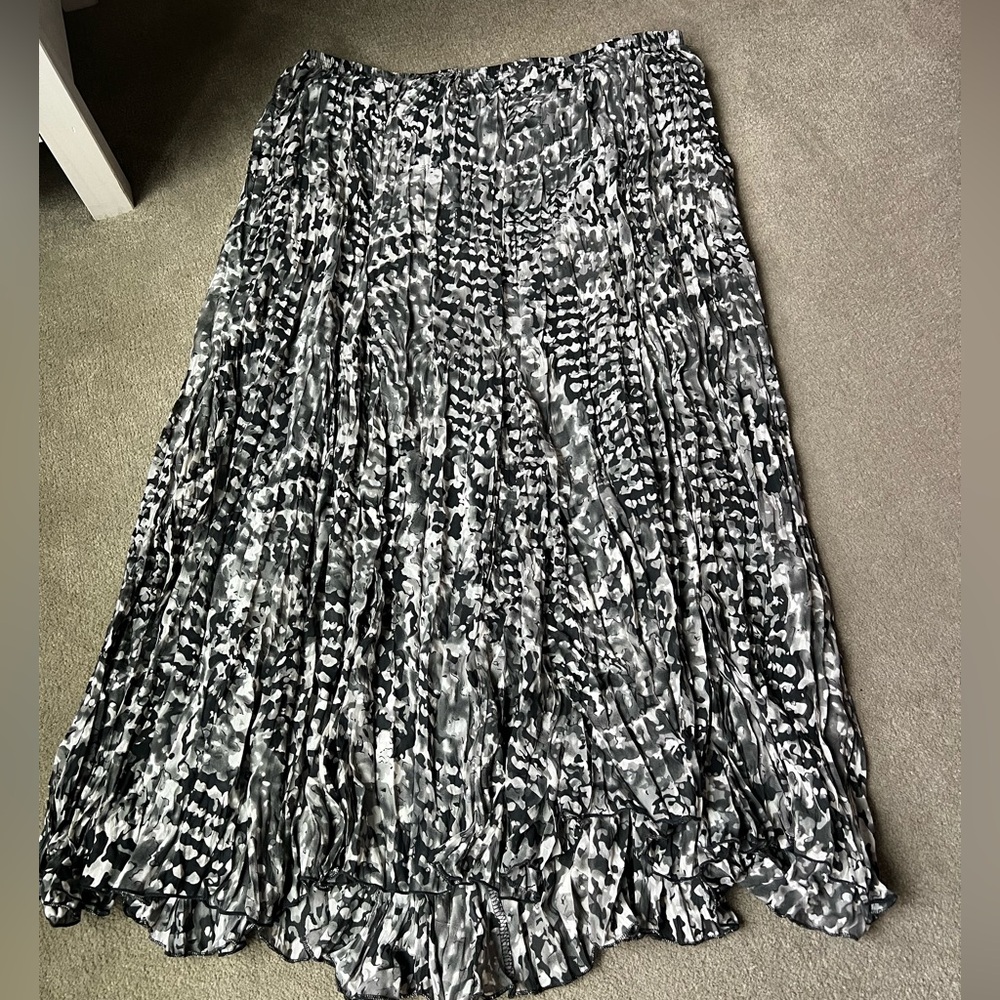 Raphael Grey Patterned Skirt - XL